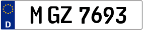 Truck License Plate